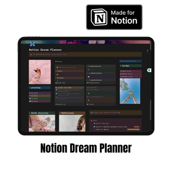 Notion Dream Planner