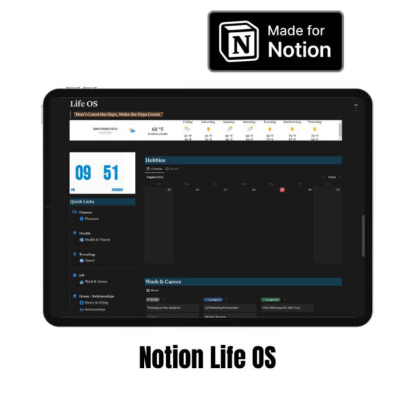 Notion Student Dashboard