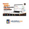 HTML Calculator Website Templates