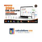 HTML Calculator Website Templates
