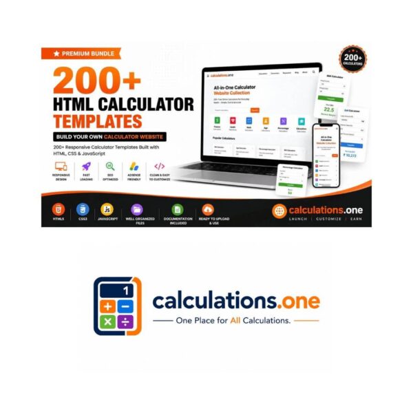 HTML Calculator Website Templates