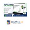 Height Weight Calculator HTML Website Template