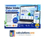 Water Intake Calculator HTML Template